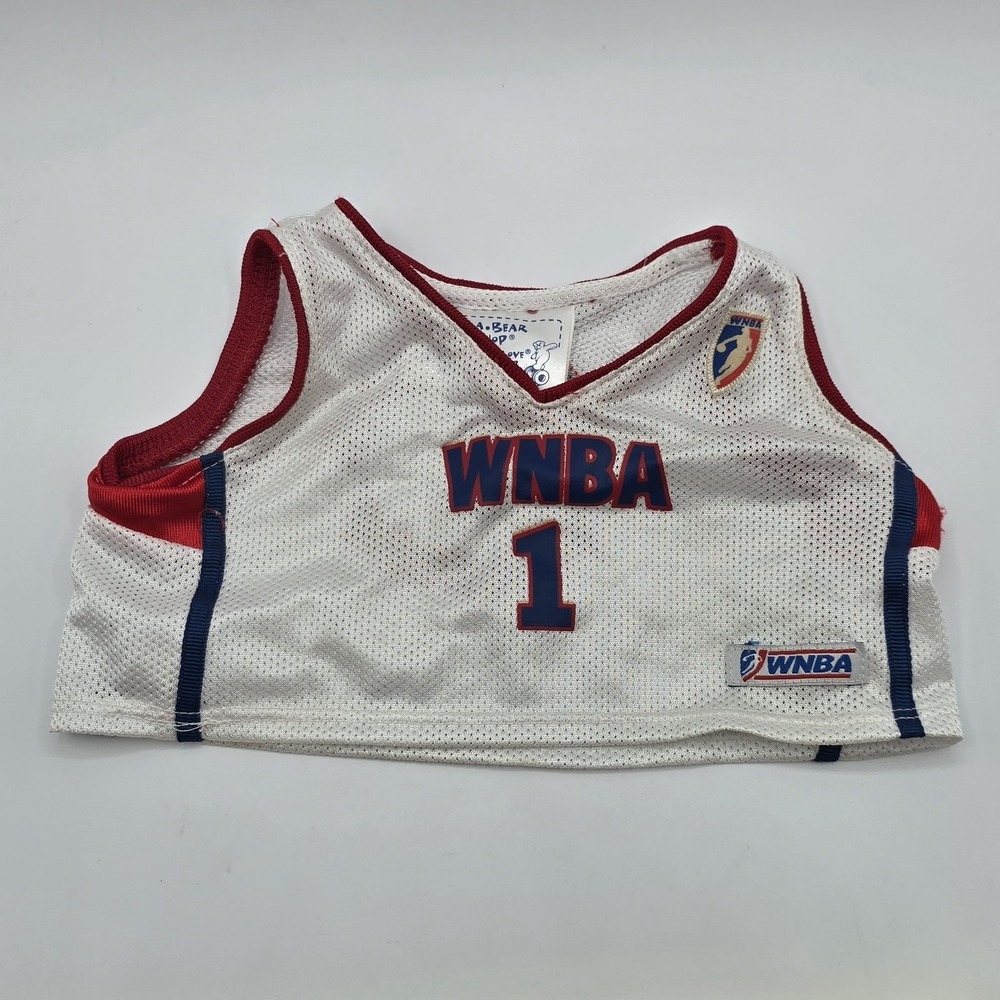 Build a Bear White Tank Top Jersey WNBA 1 Basketball